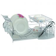 Chrome 18.5 inch Dish Rack with Utensil Holder, Cup Rack and Trayby Better Chef