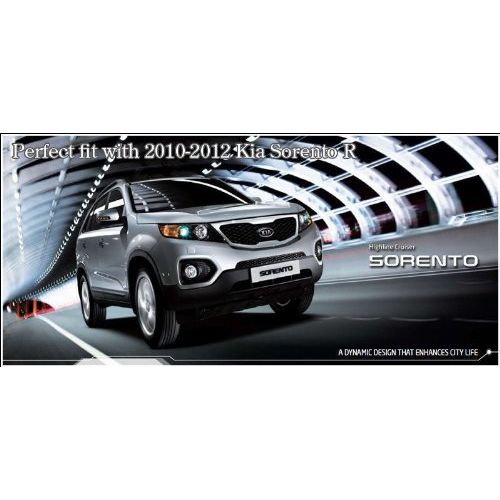  SAFE Chrome Fog Lamp Trim Molding Cover 6-pc Set For 2009 2010 2011 2012 Kia New Sorento