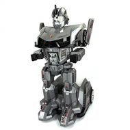 ChromeWheels Ride On Robot, Remote Control Electric Car for Kids, with Sound and Light, Color Silvery Gray