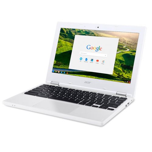 에이서 Acer Chromebook CB3-131-C3SZ 11.6-Inch Laptop (Intel Celeron N2840 Dual-Core Processor,2 GB RAM,16 GB Solid State Drive,Chrome), White