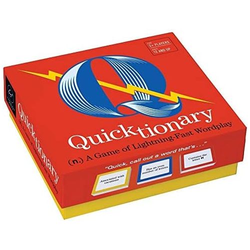  Chronicle Books Listography: The Game: May The Best List Win! (Board Games, Games for Adults, Adult Board Games) & Quicktionary: A Game of Lightning-Fast Wordplay