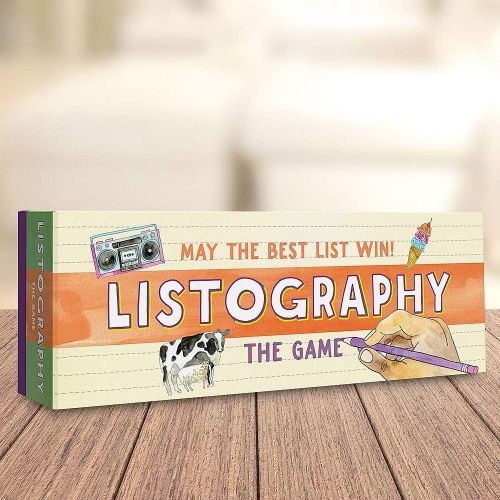  Chronicle Books Listography: The Game: May The Best List Win! (Board Games, Games for Adults, Adult Board Games) & Quicktionary: A Game of Lightning-Fast Wordplay