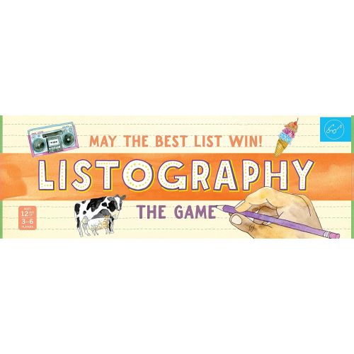  Chronicle Books Listography: The Game: May The Best List Win! (Board Games, Games for Adults, Adult Board Games) & Quicktionary: A Game of Lightning-Fast Wordplay