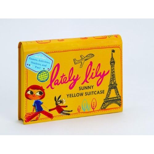  Chronicle Books Lately Lily: Sunny Yellow Suitcase (Lately Lily Traveling Activity Kit, Travel Companion for Kids)