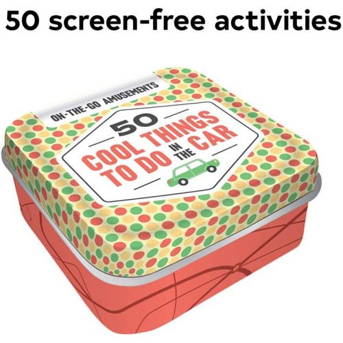  [아마존베스트]Chronicle Books On-The-Go Amusements: 50 Cool Things to Do in The Car: (Screen-Free Boredom Busters for Summer Travel, Activity Ideas for Family Road Trips)