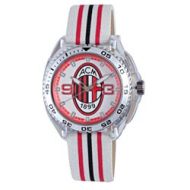 Chronotech Kids White Red Black Canvas Watch by Chronotech