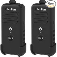 ChunHee Intercoms Wireless for Home 16 Channels Long Standby Caregiver Wireless Intercom System for Elderly 1640ft Portable Intercom Two Way Room to Room Communication Intercom for Home Use, 4 Pack