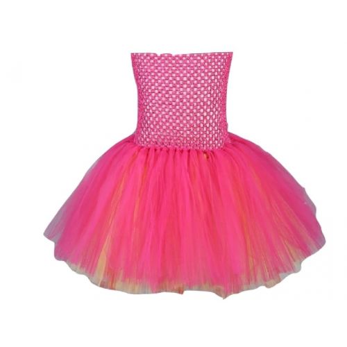  Chunks of Charm Dot Com Pink Blossoms Girl Costume Tutu Dress from Chunks of Charm