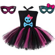 Chunks of Charm Dot Com Skeleton Monster High School Tutu Dress w/Free MH Mask from Chunks of Charm