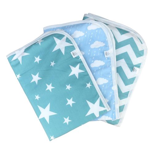  [아마존베스트]Chunky Chops Baby Premium Changing Pad Liner | Bed pad | Play Mat | 3 Pack | Waterproof | Thicker Extra Large 27.5”...