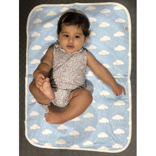  [아마존베스트]Chunky Chops Baby Premium Changing Pad Liner | Bed pad | Play Mat | 3 Pack | Waterproof | Thicker Extra Large 27.5”...