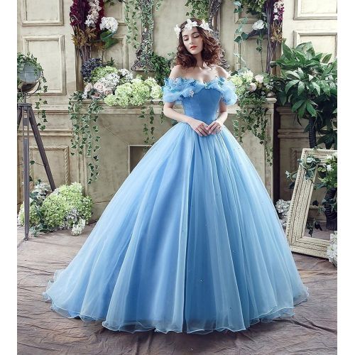 Chupeng Womens Princess Costume Off Shoulder Prom Gown Wedding Dresses Evening Gown Quinceanera Dress 2019