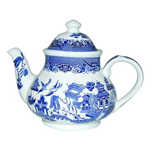 Churchill Blue Willow Teapot 40-ounce