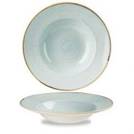 Churchill Stonecast -Wide Rim Bowl Pastateller- Ø28cm, Farbe waehlbar (Duck Egg Blue)