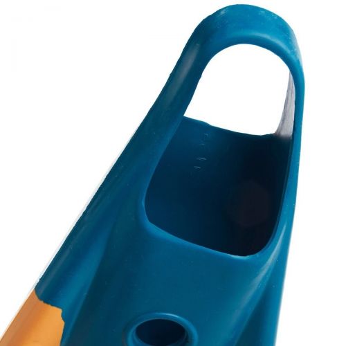  Churchill Makapuu Fins (Blue/Yellow) - Size: Medium/Large (M/L) - Perfect for catching waves, whether bodyboarding, swimming, travel fins, bodysurfing, casual swimmers or tight spa