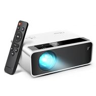 Mini Projector, CiBest Video Projector Outdoor Movie Projector 7500L, LED Portable Home Theater Projector 1080P and 200 Supported, Compatible with PS4, PC via HDMI, VGA, TF, AV and