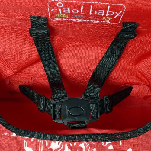  Ciao! baby ciao! baby Portable Travel Highchair, Red