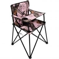Ciao! baby ciao! baby Portable High Chair for Travel, Fold Up High Chair with Tray, Black Check