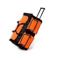 Ciao Duffel Bag Rolling Mega - Convenient Transport - Skate Wheels and Retractable Handle - Durable & Water Resistant - 30 Inches, 30 x 13.5 x 20 (Orange)