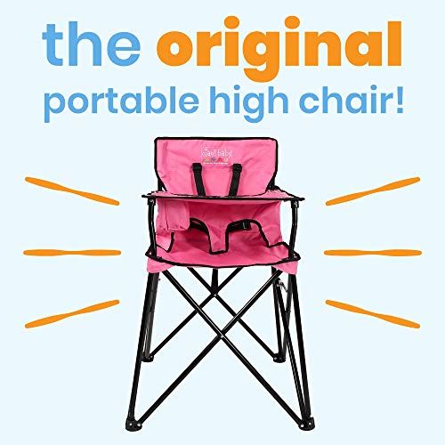  [아마존베스트]Ciao! baby ciao! baby Portable Travel Highchair, Pink