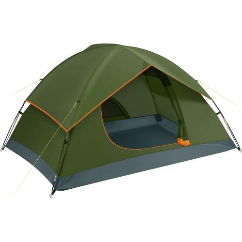  Ciays Camping Tent, Waterproof Family Tent with Removable Rainfly and Carry Bag, Lightweight Tent with Stakes for Camping, Traveling, Backpacking, Hiking, Outdoors