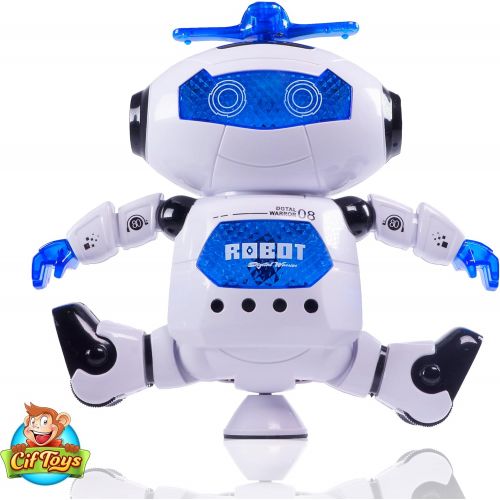  [아마존베스트]CifToys Boys Toys Electronic Walking Dancing Robot Toy - Toddler Toys - Best Gift for Boys and Girls 3 Years Old