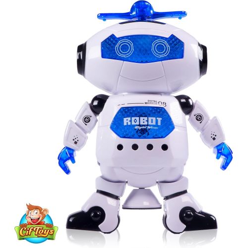  [아마존베스트]CifToys Boys Toys Electronic Walking Dancing Robot Toy - Toddler Toys - Best Gift for Boys and Girls 3 Years Old