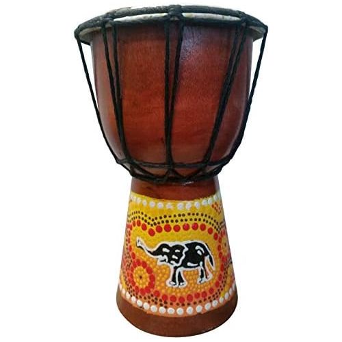  [아마존베스트]Ciffre DjembeLarge selection of Premium Djembe/Bongo Drums Are Available Elephant African Art 20303540506070cm with or without case M/NATURAL QUALITY Ca