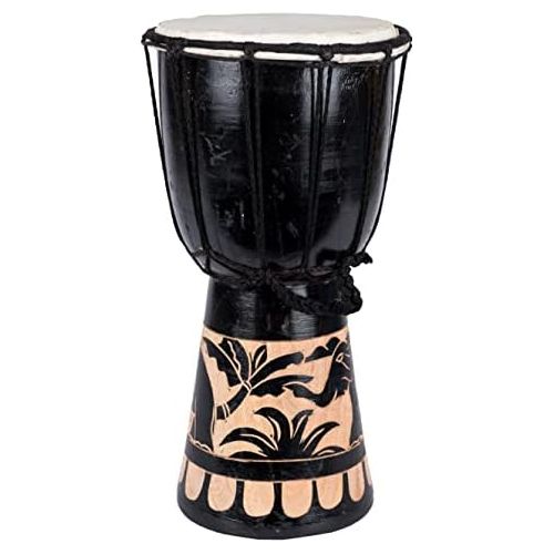  [아마존베스트]Ciffre Djembe Drum Bongo Elephant 40 cm Black A1