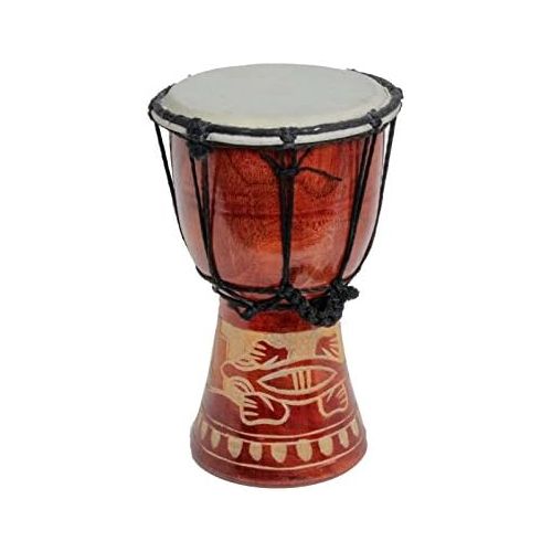  [아마존베스트]Ciffre Childrens Djembe Drum 30 cm Medium Gecko Wood A3