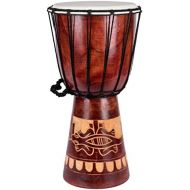 [아마존베스트]Ciffre Large Djembe Bongo Drum Gecko Wood A3