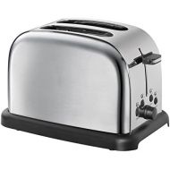 Cilio Retro Toaster, Edelstahl, Silber, 32 x 23 x 21 cm