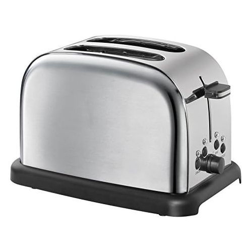  Cilio Retro Toaster, Edelstahl, Silber, 32 x 23 x 21 cm