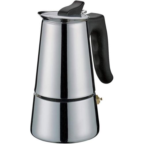  Cilio 341300 Adriana Espresso Maker, Stainless Steel, Grey