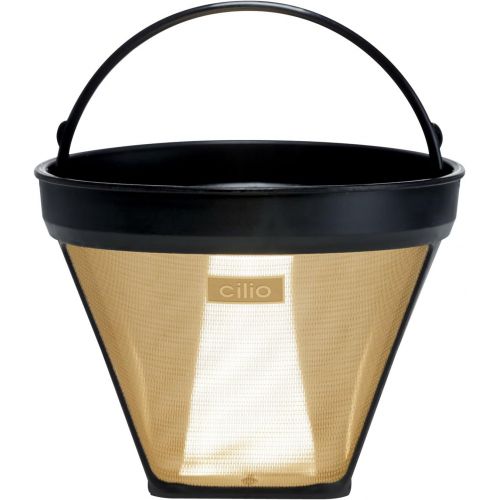  Cilio 4017166116007 Coffee Filter Size 4 Gold, one