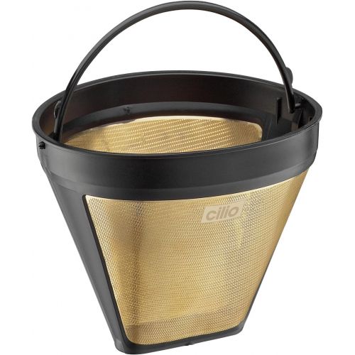  Cilio 4017166116007 Coffee Filter Size 4 Gold, one