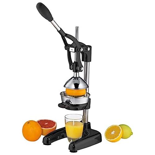  [아마존베스트]Cilio Commercial Grade Manual Citrus Juicer, Extractor, and Juice Press (Black)