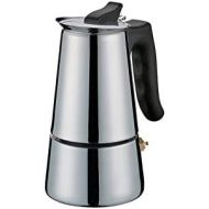 [아마존베스트]Cilio Adriana Espresso Maker Cups Stainless Steel Suitable for Induction Cookers, grey