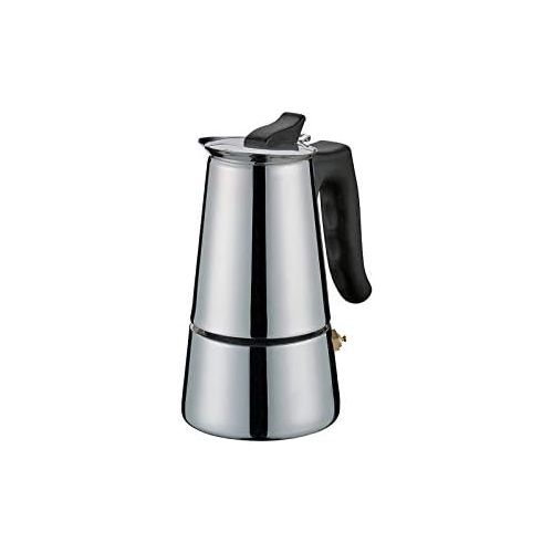  [아마존베스트]Cilio Adriana Espresso Maker Cups Stainless Steel Suitable for Induction Cookers, grey