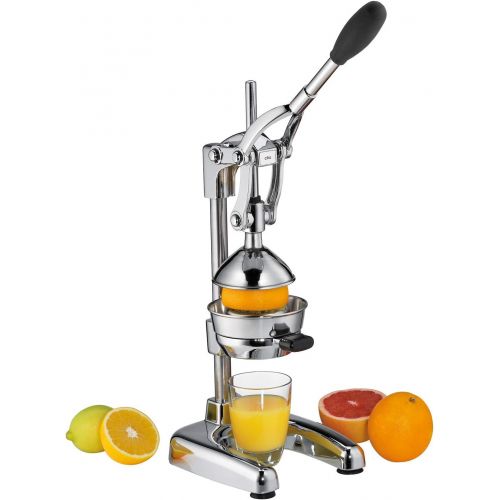  Cilio Commercial Grade Citrus Press Juicer, Silver Polished