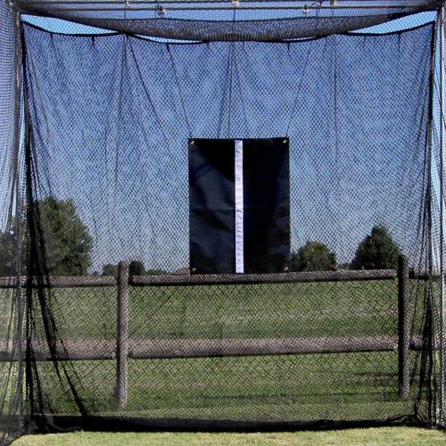  [아마존베스트]Cimarron Sports 10x10x10 Masters Golf UV Treated Net and Baffle with Golf Net Target and Frame Corner Kit