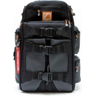 CineBags Orange Label Camera Backpack Professional Video Equipment Case, Black and Charcoal (CB25B Revolution Backpack)