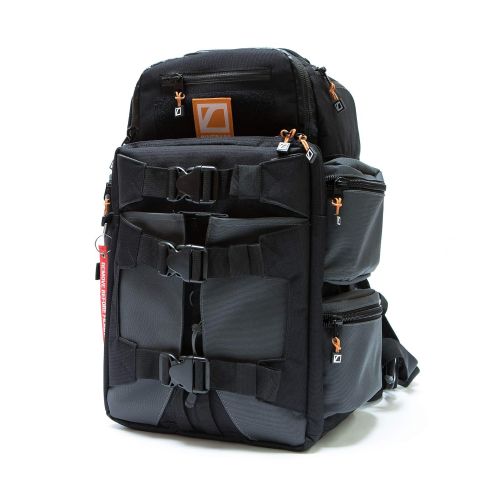  CineBags Orange Label Camera Backpack Professional Video Equipment Case, Black and Charcoal (CB25B Revolution Backpack)
