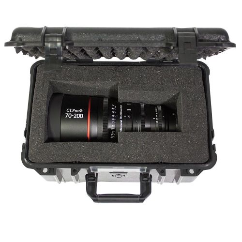  Cinematics Lens Case Water Proof safety case Airtight ABS Security Lens Case