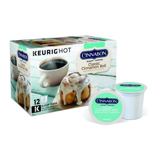  [아마존 핫딜] [아마존핫딜]CINNABON Classic Cinnamon Roll, Single Serve Coffee K-Cup Pod, Flavored Coffee, 12 Count, Pack of 6