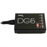 Cioks CIOKS DC5 Link 9V / 12V / 18V DC Universal Power Supply with 5 Isolated Outputs and 10 Flex Cables for Effect Pedals - Compatible with Temple Audio and Pedaltrain Nano / Mini / Met