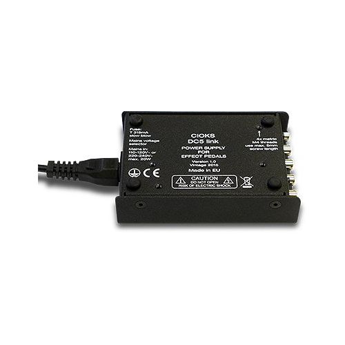  Cioks CIOKS DC5 Link 9V / 12V / 18V DC Universal Power Supply with 5 Isolated Outputs and 10 Flex Cables for Effect Pedals - Compatible with Temple Audio and Pedaltrain Nano / Mini / Met