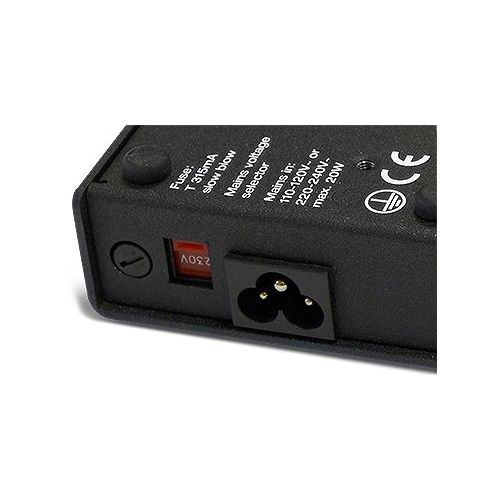  Cioks CIOKS DC5 Link 9V / 12V / 18V DC Universal Power Supply with 5 Isolated Outputs and 10 Flex Cables for Effect Pedals - Compatible with Temple Audio and Pedaltrain Nano / Mini / Met