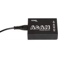 CIOKS Adam Link 9V or 12V DC Universal Power Supply with 4 Isolated Outputs and 6 Flex Cables for Effect Pedals - Compatible with Temple Audio and Pedaltrain Pedalboards