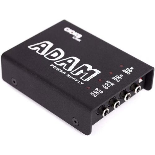  CIOKS Adam Link 9V or 12V DC Universal Power Supply with 4 Isolated Outputs and 6 Flex Cables for Effect Pedals - Compatible with Temple Audio and Pedaltrain Pedalboards